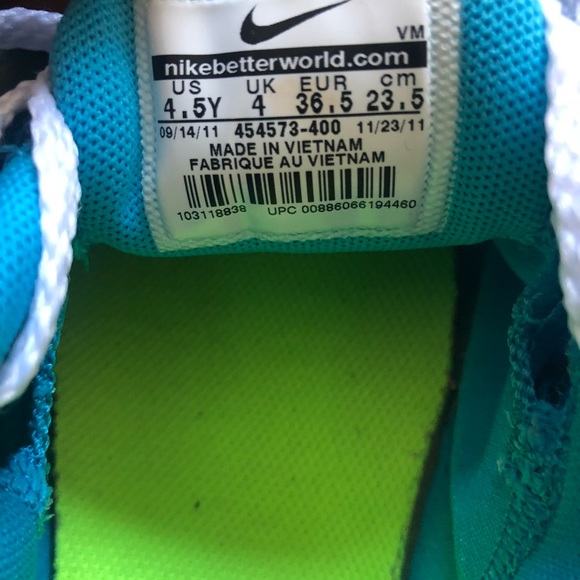 Nike Lunarglide 3 athletic shoe nice Size 4.5Y - Picture 6 of 8